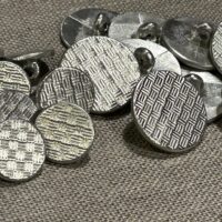 Pewter Basket Buttons